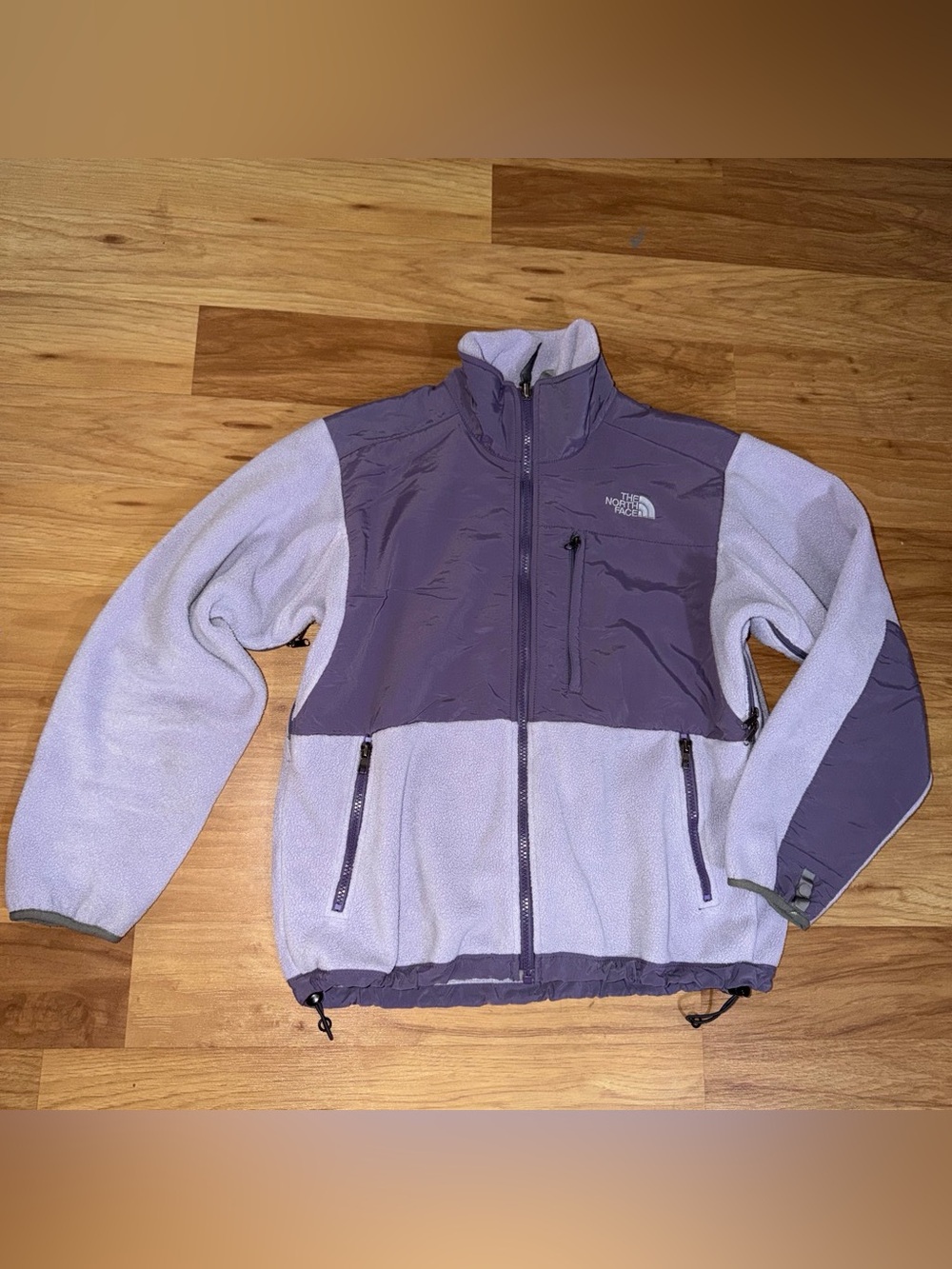 The North Face Lavender and Deep Purple Denali Fleece Jacket
